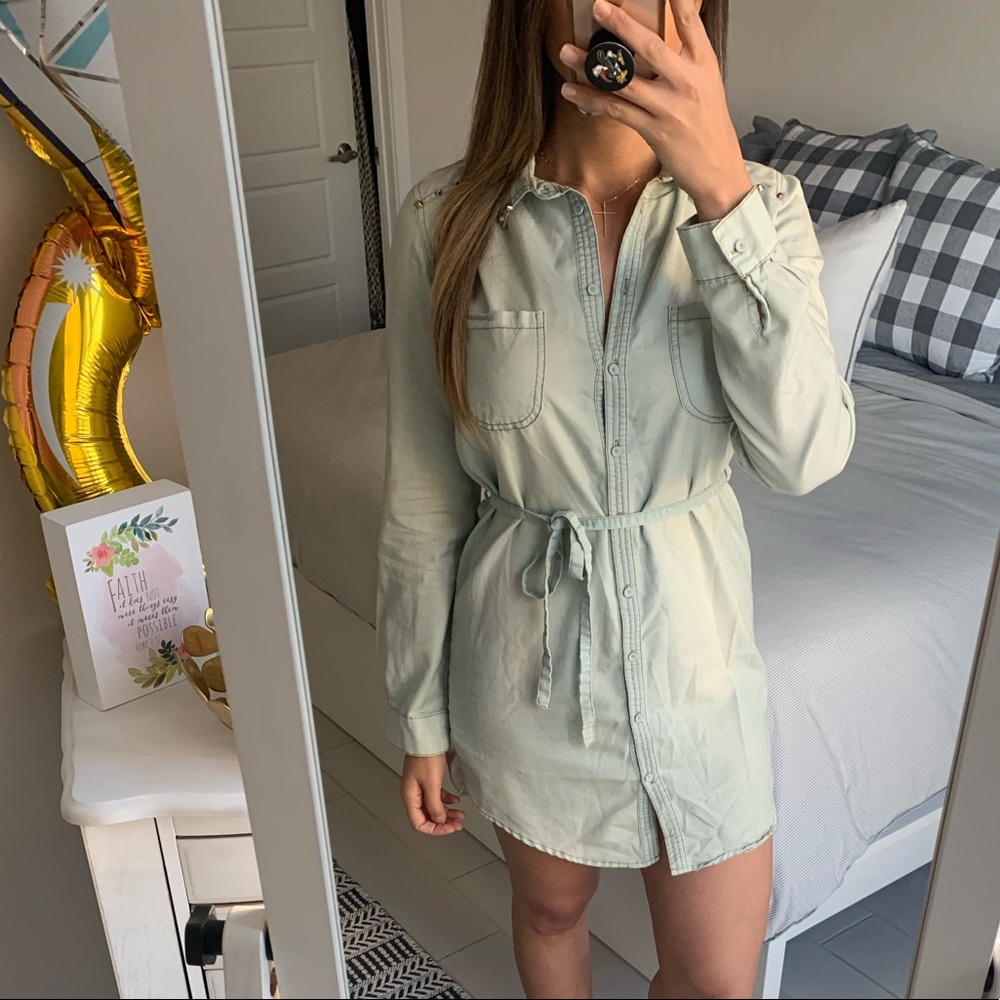 Mustard Seed Denim Dress